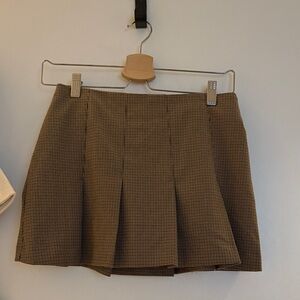 Abercrombie & Fitch Brown Mini Skirt
